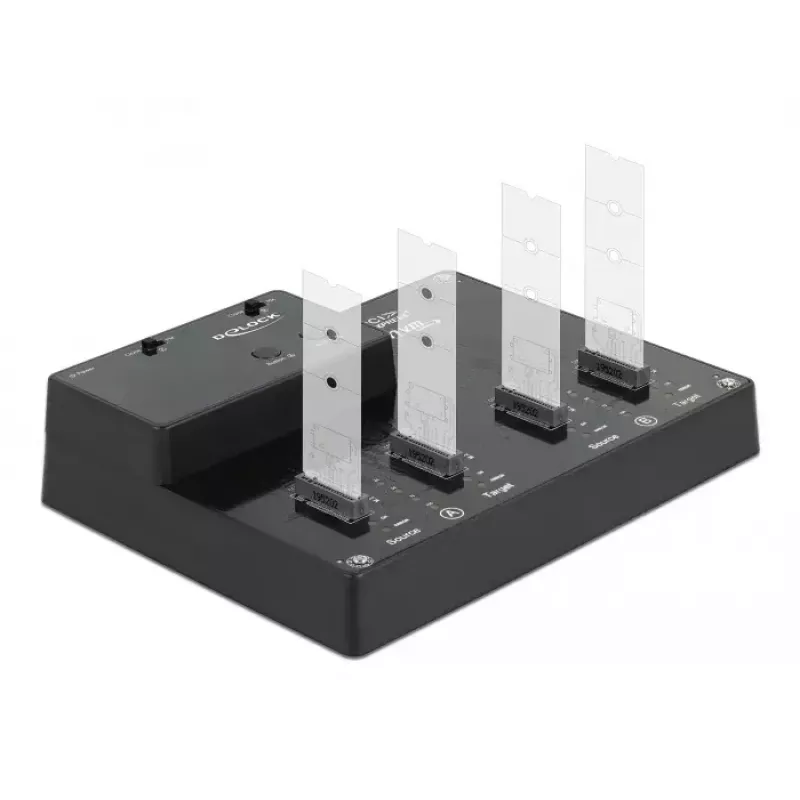 Docking Station DeLOCK 64124 USB 3.2 Gen 2 Type-C Czarny SSD M.2