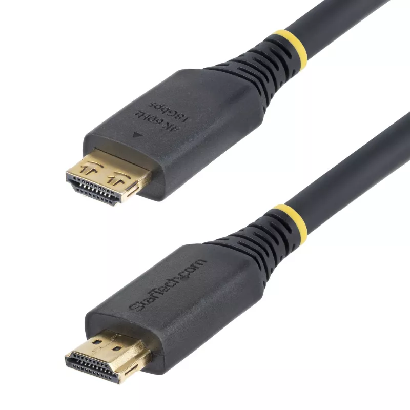 StarTech.com Kabel HDMI High Speed 7m ze złączami chwytnymi, 4K 60Hz/1440p 144Hz, HDR10/HDCP 2.2/ARC, 18Gbps, przewód UHD HDMI do telewizora/monitora/wyświetlacza, płaszcz TPE