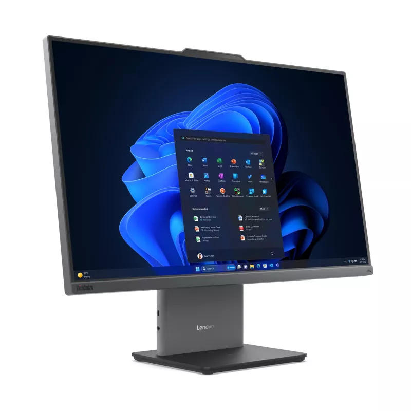 All-in-One PC Lenovo ThinkCentre neo 50a 27 Gen 5 – 27-calowy FHD IPS, Intel Core i7-13620H, 16 GB DDR5, 512 GB SSD, Windows 11 Pro, Wi‑Fi 6, szary