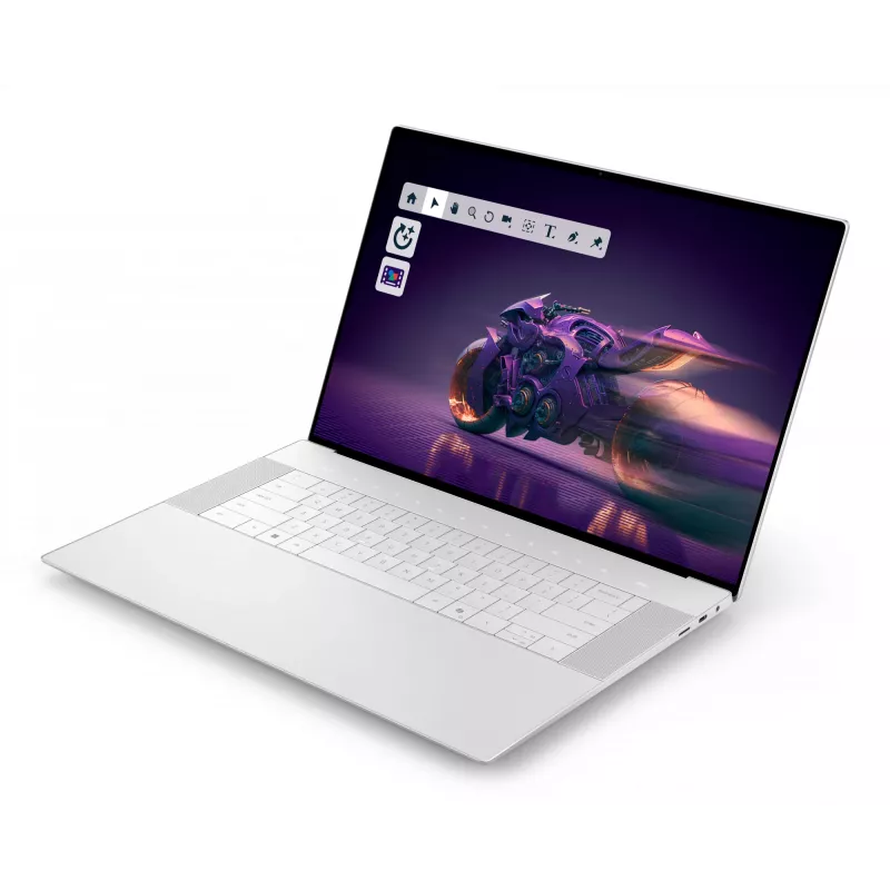 DELL 16 Premium DA16250 Intel Core Ultra 9 285H Laptop 41,4 cm (16,3 cala) Ekran dotykowy 4K Ultra HD 32 GB LPDDR5x-SDRAM 1 TB SSD NVIDIA GeForce RTX 5070 Wi-Fi 7 (802.11be) Windows 11 Pro German Platinum