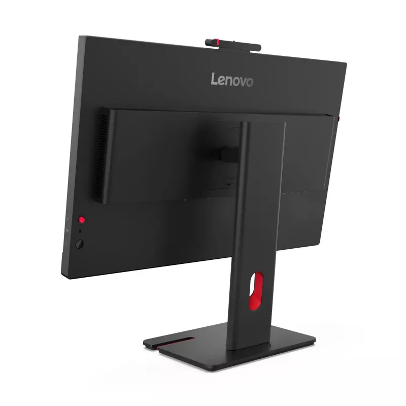 Lenovo ThinkVision T24-4v, 24 cale, monitor IPS LCD, 1920×1080 Full HD, 6 ms, 250 cd/m², wbudowane głośniki, hub USB, VESA, regulacja wysokości, czarny