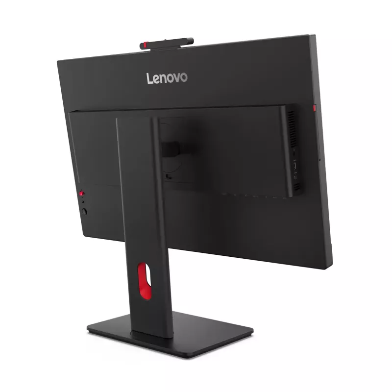Lenovo ThinkVision T24-4v, 24 cale, monitor IPS LCD, 1920×1080 Full HD, 6 ms, 250 cd/m², wbudowane głośniki, hub USB, VESA, regulacja wysokości, czarny
