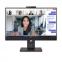 Lenovo ThinkVision T24-4v, 24 cale, monitor IPS LCD, 1920×1080 Full HD, 6 ms, 250 cd/m², wbudowane głośniki, hub USB, VESA, regulacja wysokości, czarny