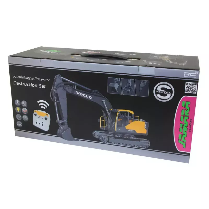 Koparka Jamara 406300 Zdalnie sterowany model RC Silnik elektryczny 1:16