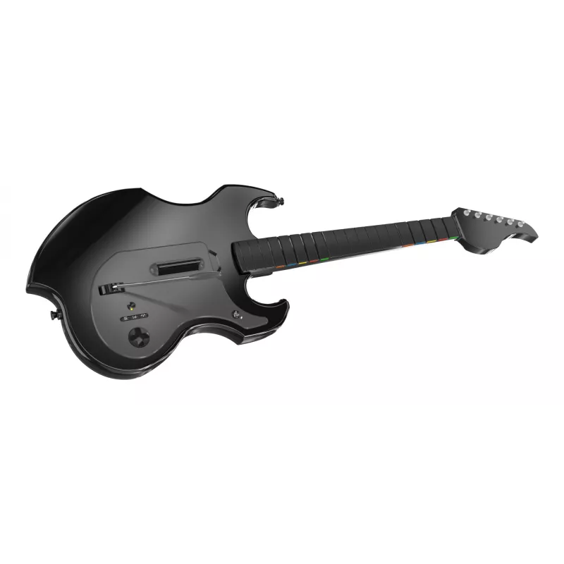 Gitara PDP Riffmaster Czarno-Szara Bezprzewodowa PC PS4 PS5 36h Bateria