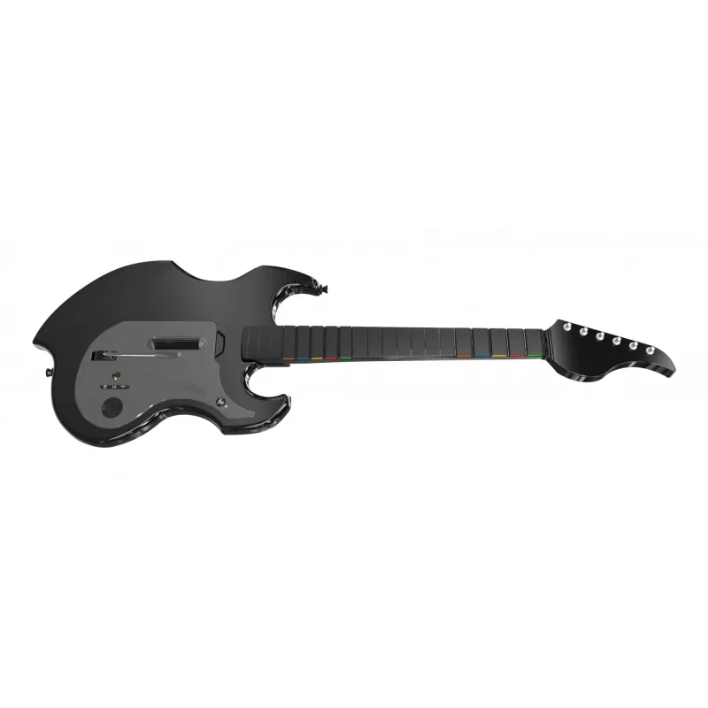 Gitara PDP Riffmaster Czarno-Szara Bezprzewodowa PC PS4 PS5 36h Bateria