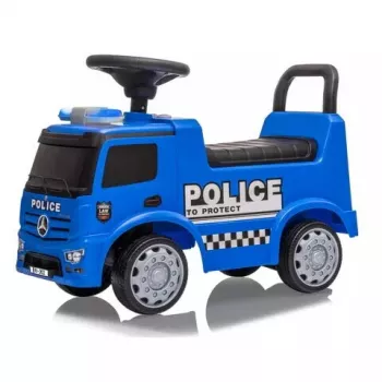 Samochód do jazdy Jamara Mercedes-Benz Antos Police 4 koła efekty świetlne