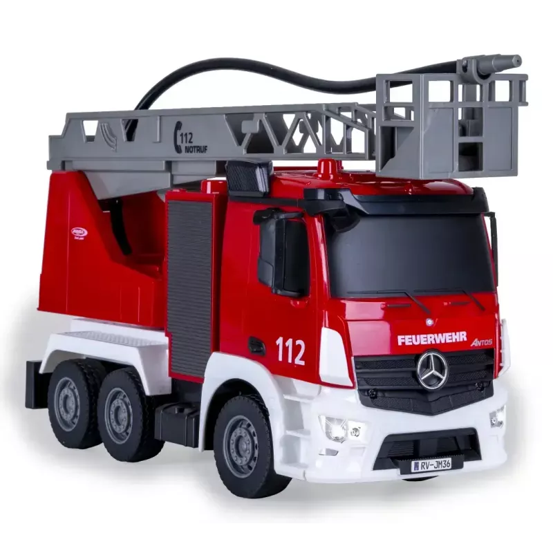 Model RC wozu strażackiego Jamara Mercedes-Benz Antos z napędem elektrycznym 1:26