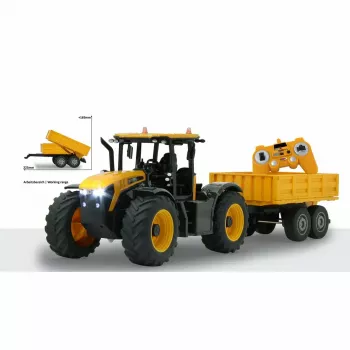 Ciągnik Jamara JCB Fastrac 1:24 Zasilany Elektrycznie Model RC dla Dzieci