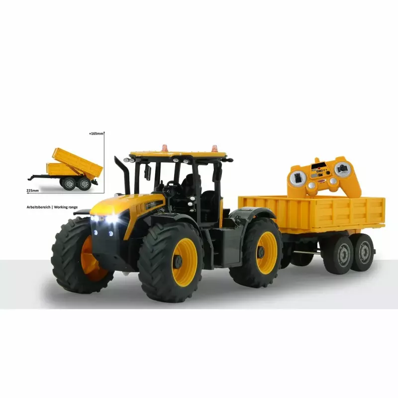 Ciągnik Jamara JCB Fastrac 1:24 Zasilany Elektrycznie Model RC dla Dzieci