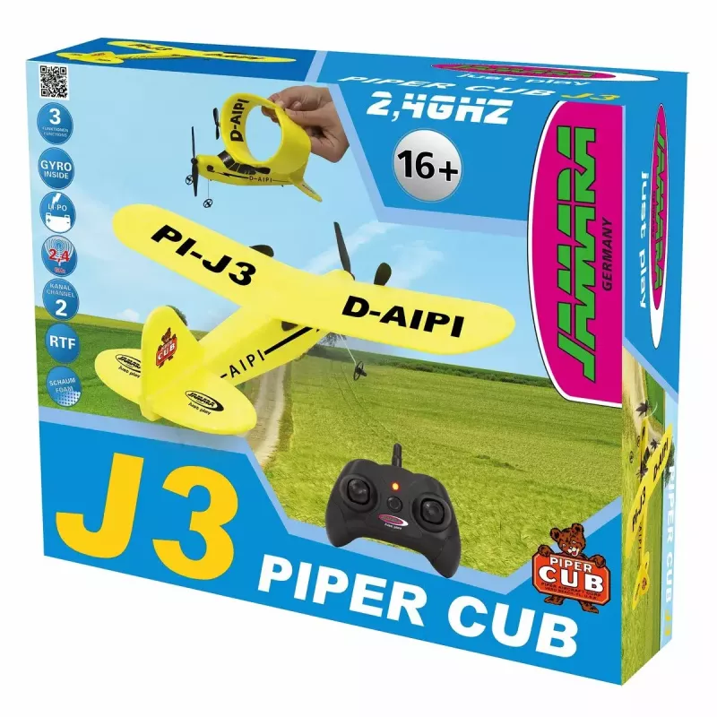Samolot Jamara Piper J3-CUB Silnik elektryczny 150 mAh 106 g
