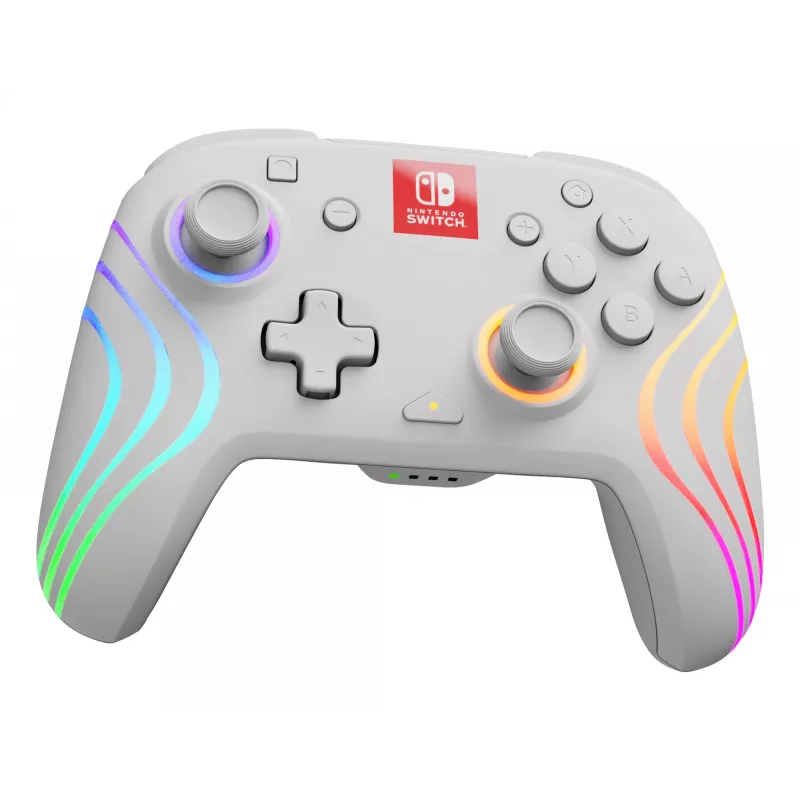PDP Afterglow Wave Biały Gamepad Analogue / Digital Nintendo Switch, Nintendo Switch OLED