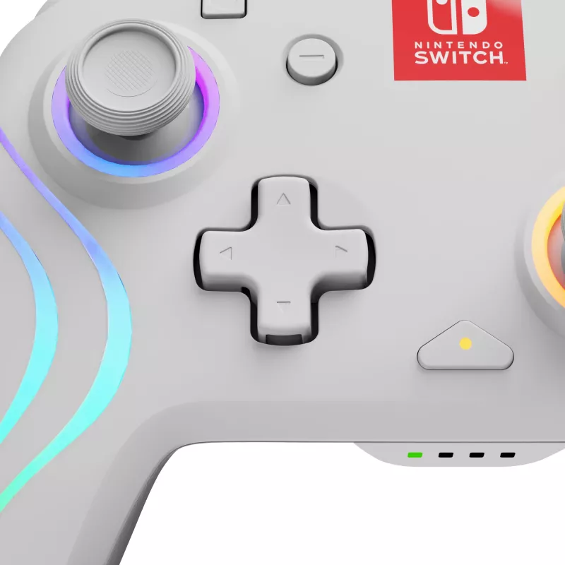 PDP Afterglow Wave Biały Gamepad Analogue / Digital Nintendo Switch, Nintendo Switch OLED