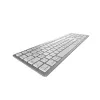 Klawiatura CHERRY KW 9100 cienki FOR MAC uniwersalna USB + Bluetooth QWERTY angielska srebrna