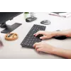 Klawiatura CHERRY KW 9100 cienki uniwersalna RF Wireless + Bluetooth czarna