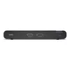 Przełącznik KVM Belkin Universal 2nd Gen — 2-portowy bezpieczny KVM, HDMI/DisplayPort, 4K@60Hz, klawiatura/mysz USB, czarny, do montażu w szafie rack