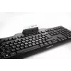 Przewodowa pełnowymiarowa klawiatura USB Cherry KC 1000 SC, układ QWERTZ, 109 klawiszy, kabel 1,8 m, czarna