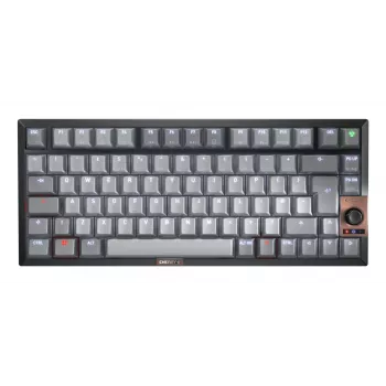 Klawiatura mechaniczna Cherry KW 300W MX 75% przewodowa USB + Bluetooth QWERTY UK podświetlana czarny/miedziany/szary
