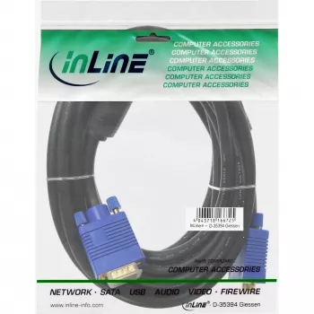 Kabel InLine S-VGA Premium 15HD wtyk/wtyk czarny 2m