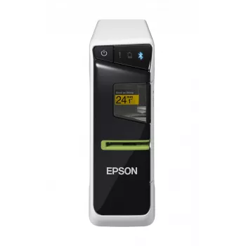 Epson LabelWorks LW-600P (zasilacz sieciowy typu Continental i UK), Transfer termiczny, 180 x 180 DPI, 15 mm/s, Przewodowy i bezprzewodowy, Czarny, Szary