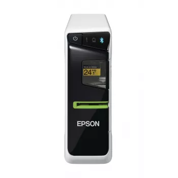 Epson LabelWorks LW-600P (zasilacz sieciowy typu Continental i UK), Transfer termiczny, 180 x 180 DPI, 15 mm/s, Przewodowy i bezprzewodowy, Czarny, Szary