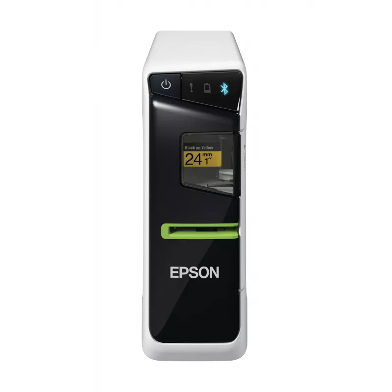Epson LabelWorks LW-600P (zasilacz sieciowy typu Continental i UK), Transfer termiczny, 180 x 180 DPI, 15 mm/s, Przewodowy i bezprzewodowy, Czarny, Szary