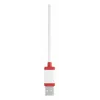 Przewodowa klawiatura Cherry Stream pełnowymiarowa — układ QWERTZ, przełączniki nożycowe, USB, kabel 1,8 m, jasnoszara