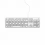 DELL Wired klawiatura - KB216 - Niemiecki (QWERTZ) - Biały, Pełnowymiarowa (100%), Przewodowa, USB, QWERTZ, Biały