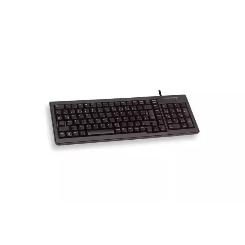 CHERRY XS G84-5200 KOMPAKTOWA KLAWIATURA, przewodowa, USB/PS2, czarna, (QWERTY - UK)