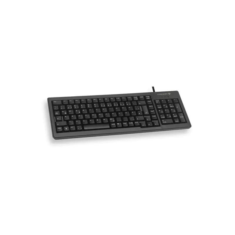 CHERRY XS G84-5200 KOMPAKTOWA KLAWIATURA, przewodowa, USB/PS2, czarna, (QWERTY - UK)
