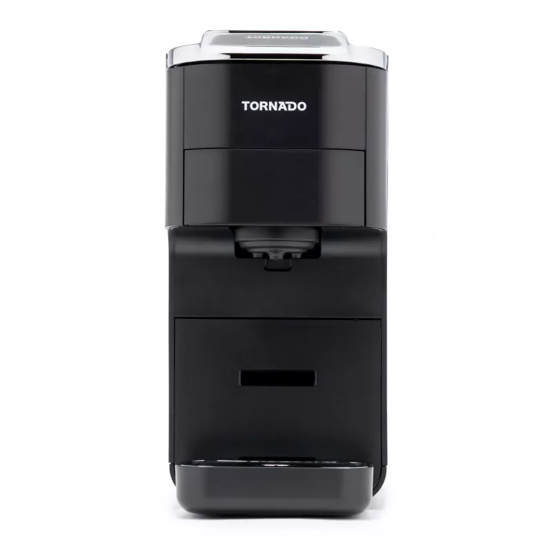TORNADO TCM7042-GS | 5-w-1 Maszyna do kawy na kapsułki, Ekspres do kawy na kapsułki, 1,5 l, Kapsułki do kawy, Kawa mielona, 1350 W, Czarny
