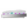 Bezprzewodowa klawiatura gamingowa CHERRY MX 8.2 Pro TMR — Tenkeyless, QWERTZ niemiecki, USB + RF + Bluetooth, RGB, srebrno-biała