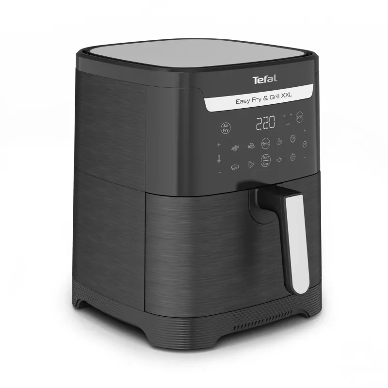 Frytkownica beztłuszczowa Tefal Easy Fry & Grill EY8018 6,5 L 1,5 kg 1830 W dotykowa LCD czarna wolnostojąca