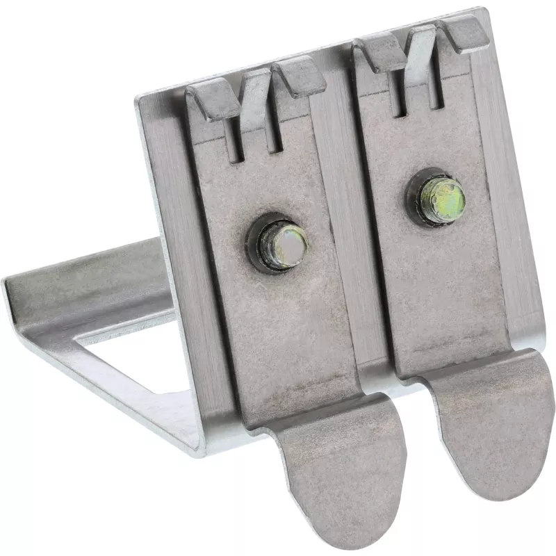InLine Keystone Mocowanie na szynę DIN, 2-portowe, metalowe