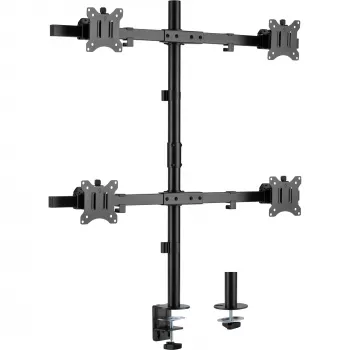 InLine Uchwyt biurkowy na 4x TV / LED / TFT Wyświetlacz do 81cm 32 cale maks. 9kg
