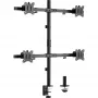 InLine Uchwyt biurkowy na 4x TV / LED / TFT Wyświetlacz do 81cm 32 cale maks. 9kg