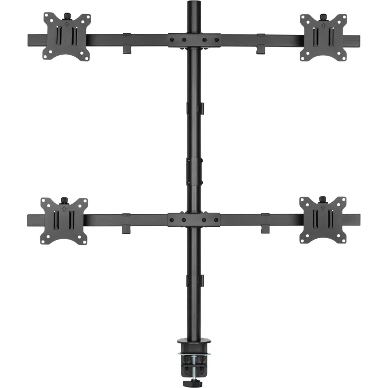 InLine Uchwyt biurkowy na 4x TV / LED / TFT Wyświetlacz do 81cm 32 cale maks. 9kg
