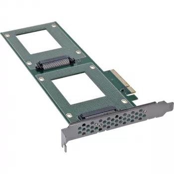 InLine 76660O Wewnętrzny adapter U.2 PCIe Męski 4 Gbit/s