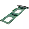 InLine 76660O Wewnętrzny adapter U.2 PCIe Męski 4 Gbit/s