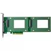 InLine 76660O Wewnętrzny adapter U.2 PCIe Męski 4 Gbit/s