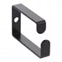 Uchwyt na kabel InLine 43x70mm metalowy czarny — uniwersalny uchwyt kablowy, 12,3×70×55 mm