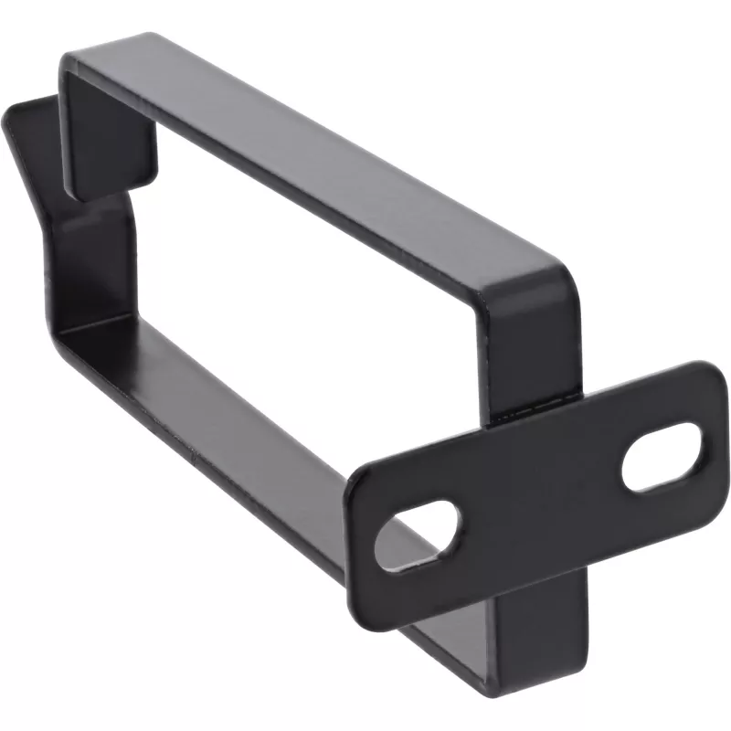 Uchwyt kablowy InLine 19110T metal 44,4×102,8×80 mm czarny, uniwersalny