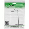 Uchwyt kablowy InLine 19110T metal 44,4×102,8×80 mm czarny, uniwersalny