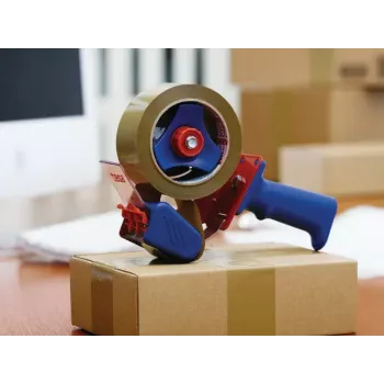 Dozownik taśmy TESA 6300 Metal Guma Niebieski Czerwony