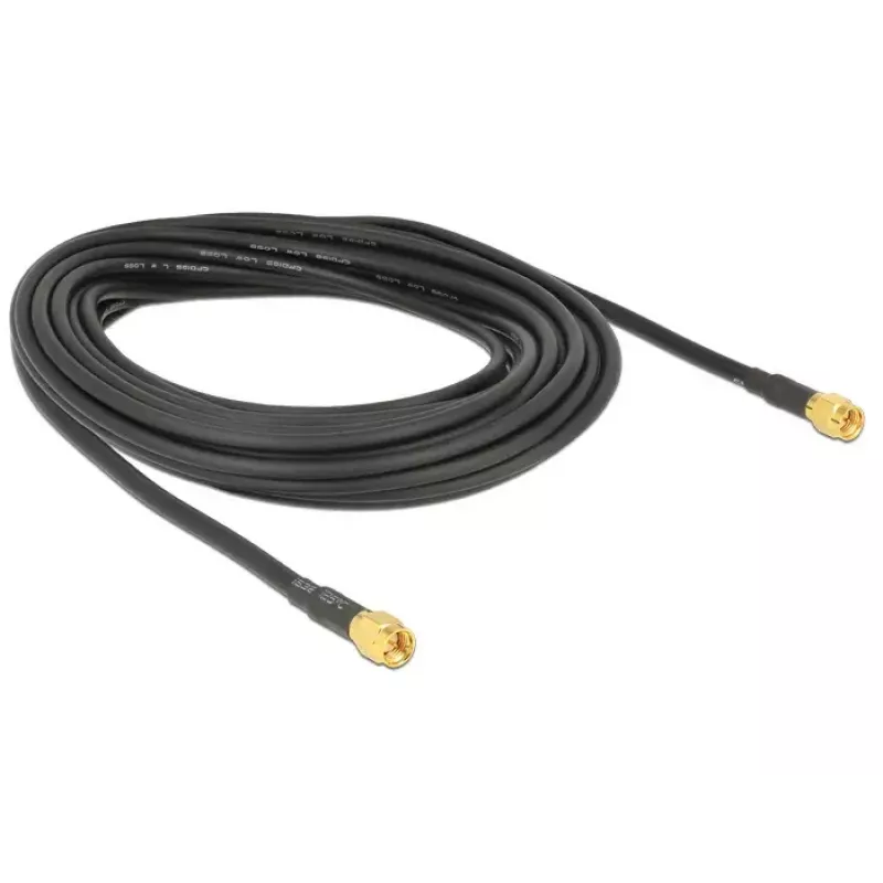 Kabel koncentryczny DeLOCK 88893 LMR195 10 m SMA czarny