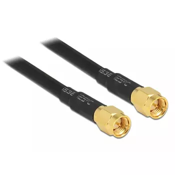 Kabel koncentryczny DeLOCK 88893 LMR195 10 m SMA czarny