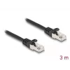 Kabel DeLOCK RJ50 męski na RJ50 męski S/FTP 3 m czarny