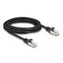 Kabel DeLOCK RJ50 męski na RJ50 męski S/FTP 3 m czarny