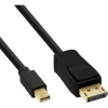 Kabel InLine Mini DisplayPort na DisplayPort czarny 5m