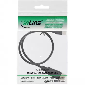 Kabel InLine Mini DisplayPort na DisplayPort czarny 5m
